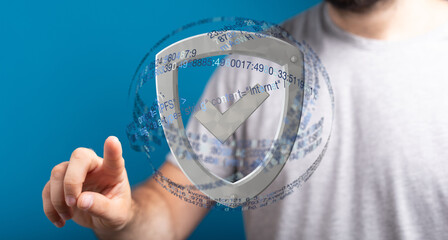 Secure your data with advanced cybersecurity.  Protect against threats.