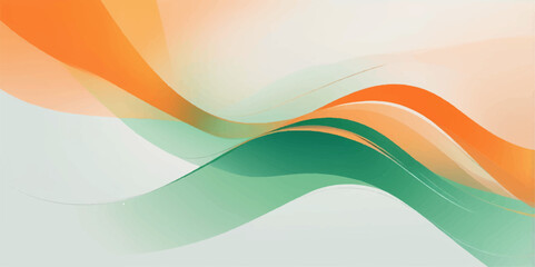 Abstract colourful wave vector illustration with flowing lines and curves creating a dynamic pattern for a modern business backdrop or web design