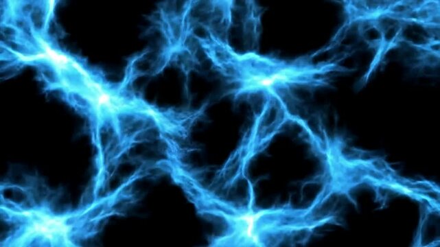 Seamless Loop Abstract Blue Energy Wave Background Animation