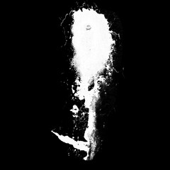 Obraz premium Rust Stain Alpha Texture – Transparent Grunge Overlay for 3D and Design