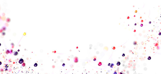 Abstract background with colorful particles and connections. Perfect for technology, science, or design projects.
