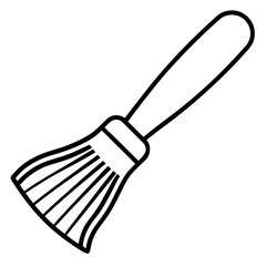 Brush line art vector