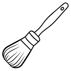Brush line art vector