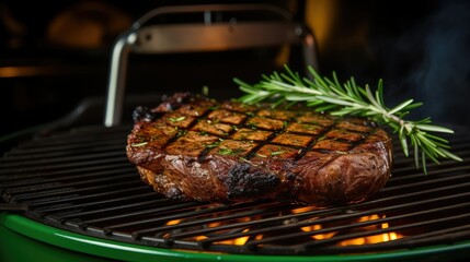 gourmet big green egg grill