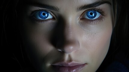 eyes questions dark blue
