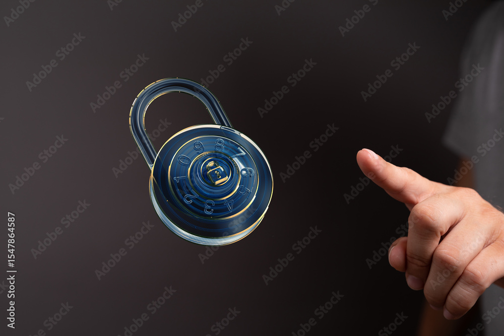 Poster enhance your online safety with robust passwords and encryption. protect your valuable information f