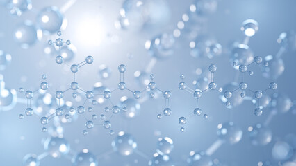serdexmethylphenidate molecular structure 3d, psychostimulant structural chemical formula view from a microscope