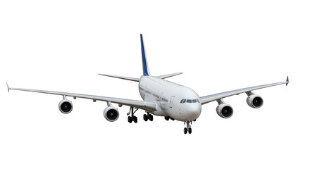 Fototapeta premium Isolated Airbus A380
