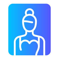 wedding photo gradient icon