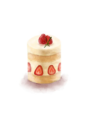 cake with strawberry
PNG element 