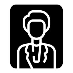 wedding photo glyph icon