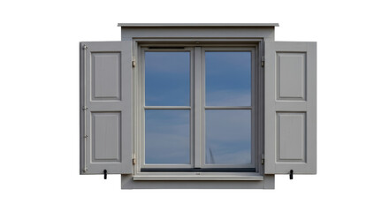 Isolated Window Shutters