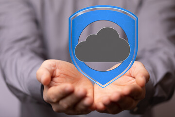 Cloud security, data protection, cybersecurity, safe cloud storage, digital safety, secure data,...