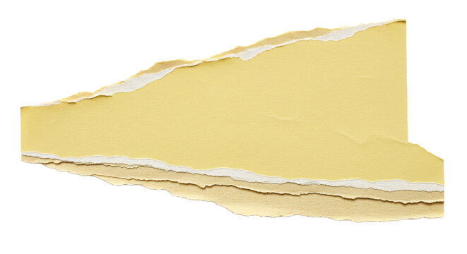 Torn Paper Texture Pale Yellow Ripped Paper Background