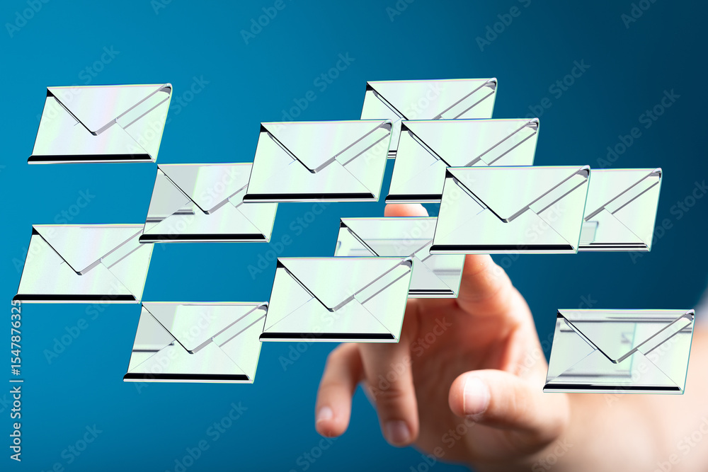 Poster Efficient email management.  Streamline your inbox.  Boost productivity.
