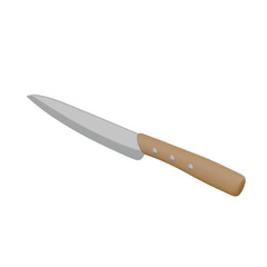 3D Knife Illustration