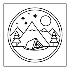 vector illustration of a coloring page