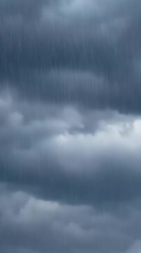 Video of Rain with Cloudy Sky