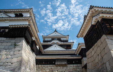 四国、愛媛の松山城