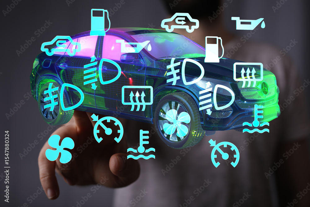 Poster Understand your car's warning lights.  Learn the meaning of each symbol and what to do.