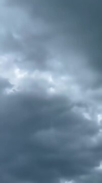 Video of Rain with Cloudy Sky