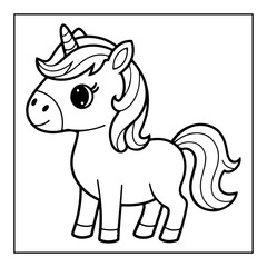 vector illustration of a coloring page
