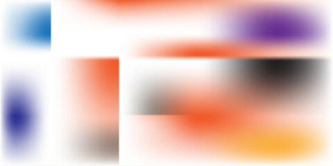 Fototapeta premium Set of simple vector background designs