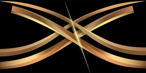 black wave background with modern concept