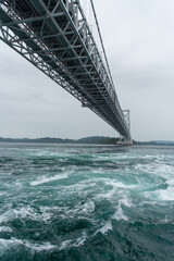 大鳴門橋と渦潮