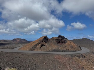 VIEW OF LANZAROTE CANARY ISLAND