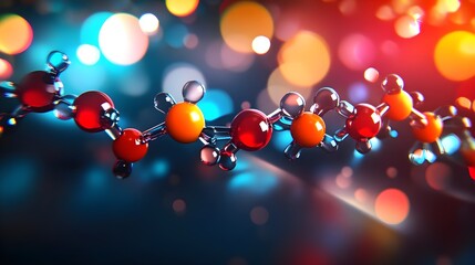 Molecule, Molecular, Structure, Molecular Structure Abstract Background