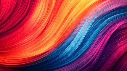 Obraz premium Abstract, Background, Colorful, Abstract Colorful Swirling Waves Background