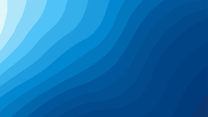 abstract ocean blue wavy layers topographic flow