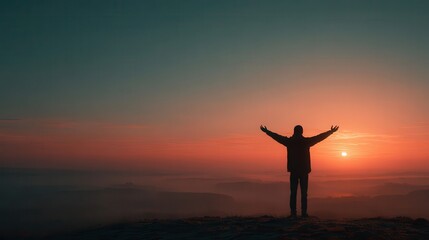 Dawn inspiration glowing across a horizon with a positive outlook
