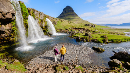 Exploring the stunning landscapes of Kirkjufell Mountain and waterfall in Iceland
