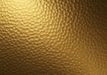 Golden Hammered Metal Texture Luxurious Background with Rich, Deep Hues