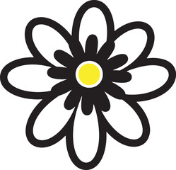 High-Quality Daisy Flower Vectors for Print and Digital Use.