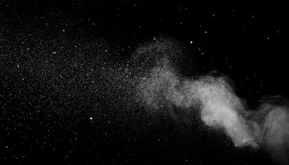 realistic dust particles on dark background abstract animation white and glow dust particle abstract on black background