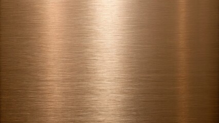 Horizontal brushed bronze metallic texture background image, copper-toned, shiny surface