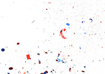 Festive confetti explosion. Perfect for party, celebration, or holiday designs.