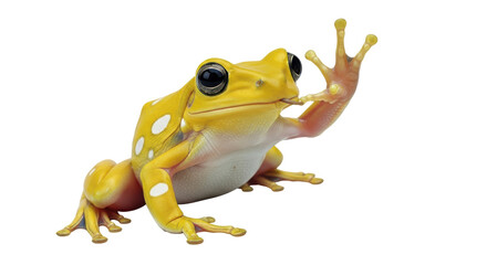 Isolated Yellow Frog