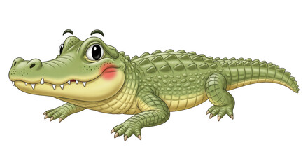 Isolated Alligator