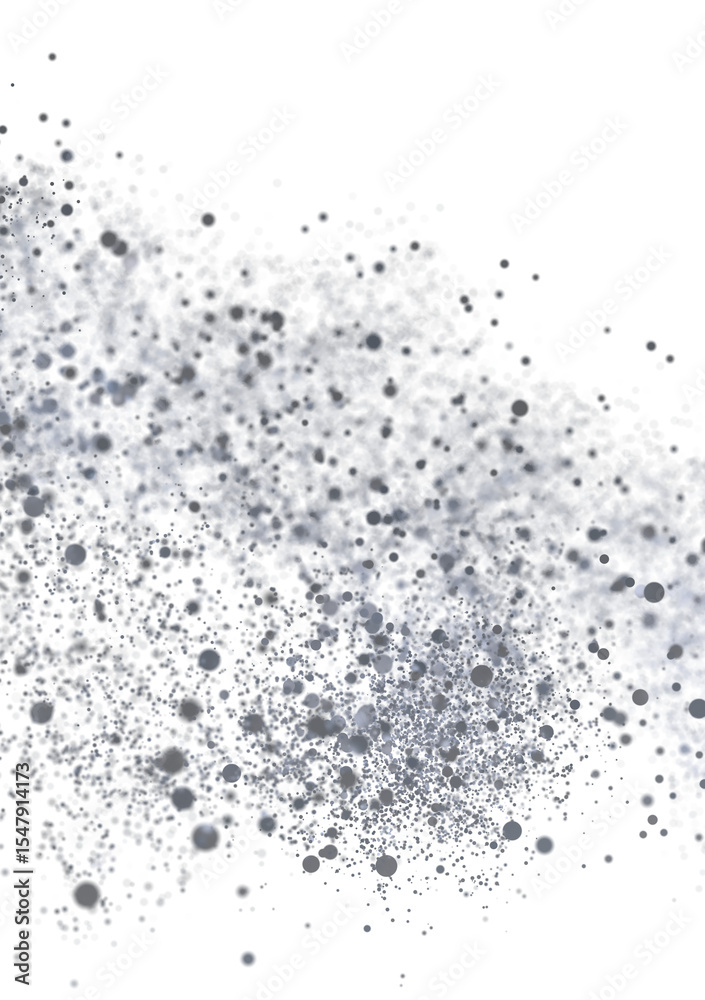 Poster High-resolution image of abstract gray dust particles. Perfect for backgrounds, textures, and design projects.