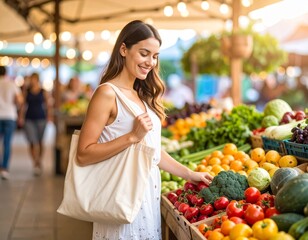 Femme au march&eacute; 