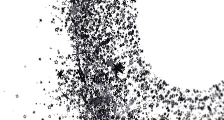 Obraz premium High-resolution image of black stars bursting on white. Ideal for backgrounds, websites, and design projects.