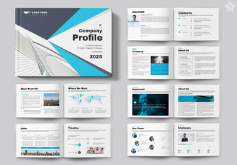 Company Profile Landscape Template
