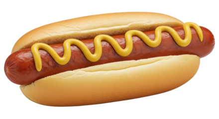 Isolated Hot Dog