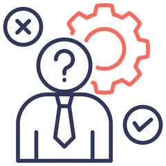 Hypothesis Dual Tone Icon