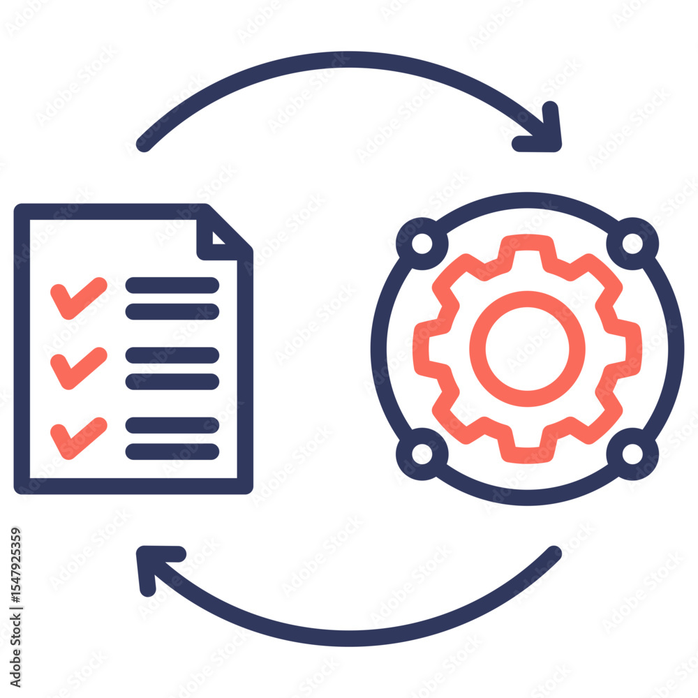 Poster Implementation Dual Tone Icon