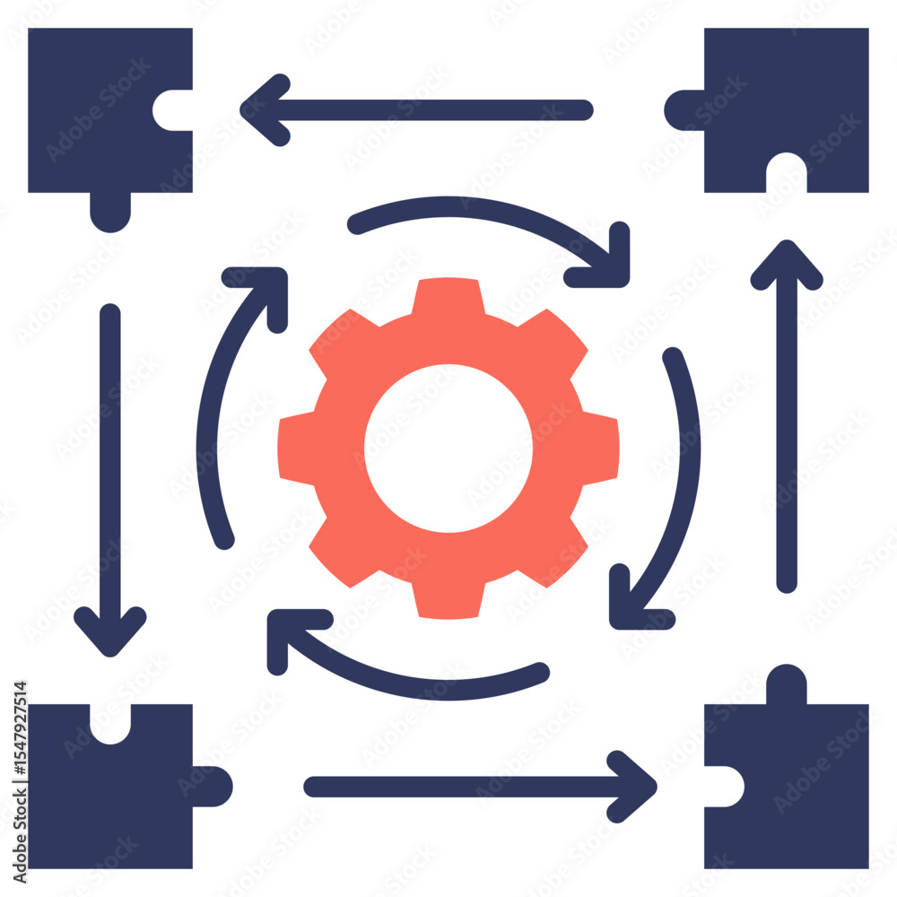 Poster Alignment Mixed Icon